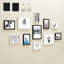 White/Black PVC Does Not Applly Picture Frame - Set of 11