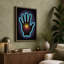 Glowing Hand in Light Modern - Wrapped Canvas-1765369006-1765369007