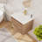 28" Wall Mounted Bathroom Vanity with Ceramic Sink, Single Door Cabinet-2016966483-2045707255