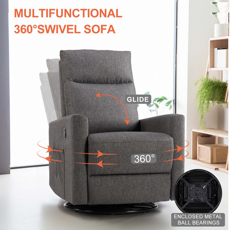 Canapé simple manuel inclinable Winback