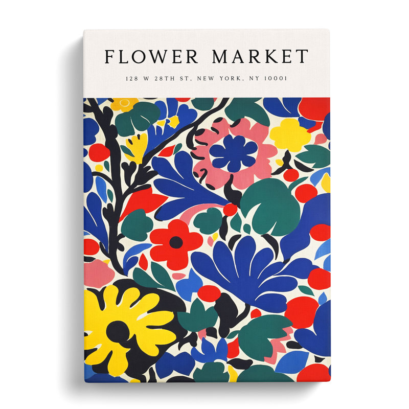 New York Flower Market Exhibition No.8 - Wrapped Canvas, 50cm H x 35cm W x 3cm D