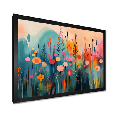 Irmgard Botcanical Wildflowers Petals In The Breeze II - fleurs sauvages, art mural
