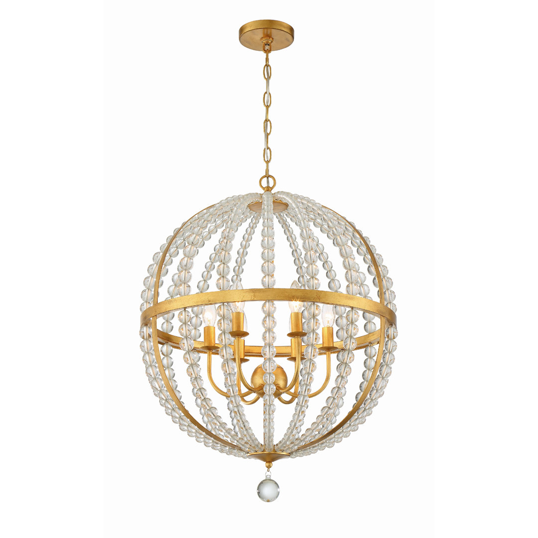 Gateshead 6 - Light Dimmable Sphere Chandelier Rosdorf Park