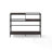 Glass Steel 30.13 " H Media Shelves