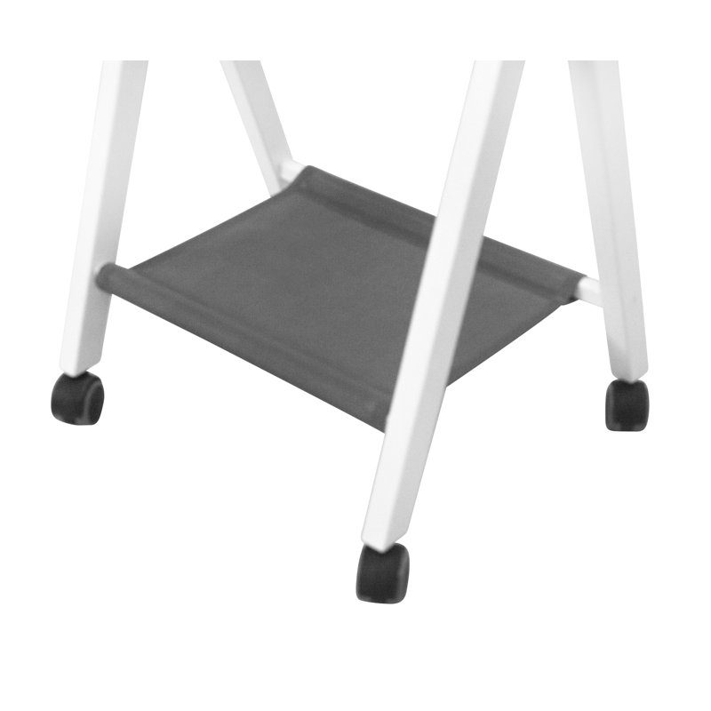 Boyle Solid Wood Freestanding Valet Stand, White