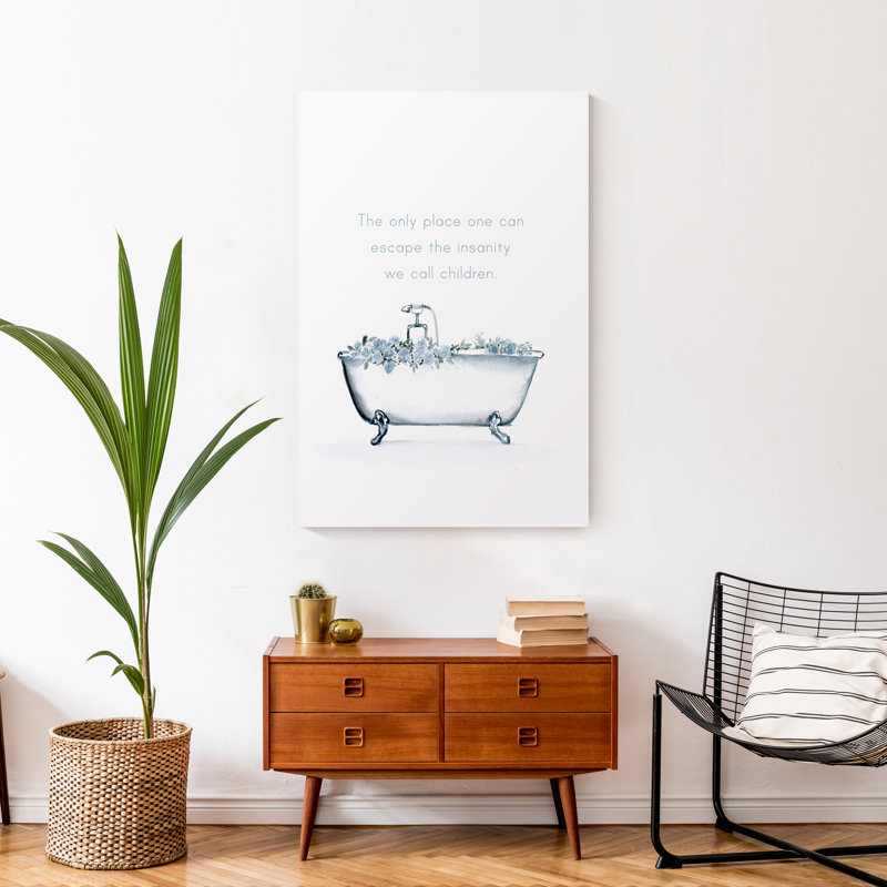 " Bathtub Escape ", 36" H x 24" W x 1.25" D