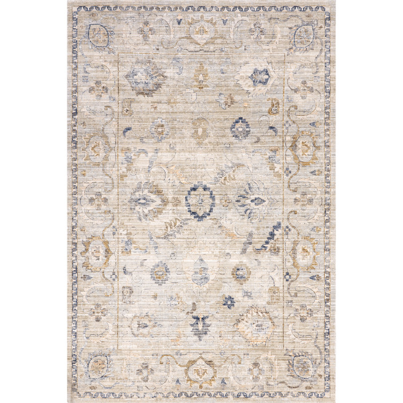 Jasonna Indoor/Outdoor Machine Washable Area Rug, Rectangle 8'10" x 11'10"