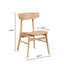Ensemble repas 5 pièces Bristol avec chaises sculptées Bristol-451806706-445085155