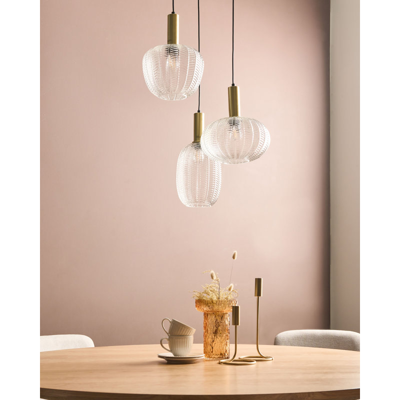 Anneli 3 - Light Gold Cluster Pendant