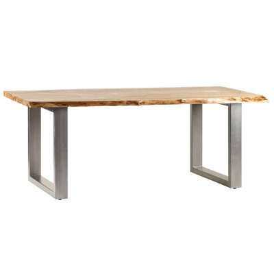 Benito Acacia Solid Wood Top Dining Table