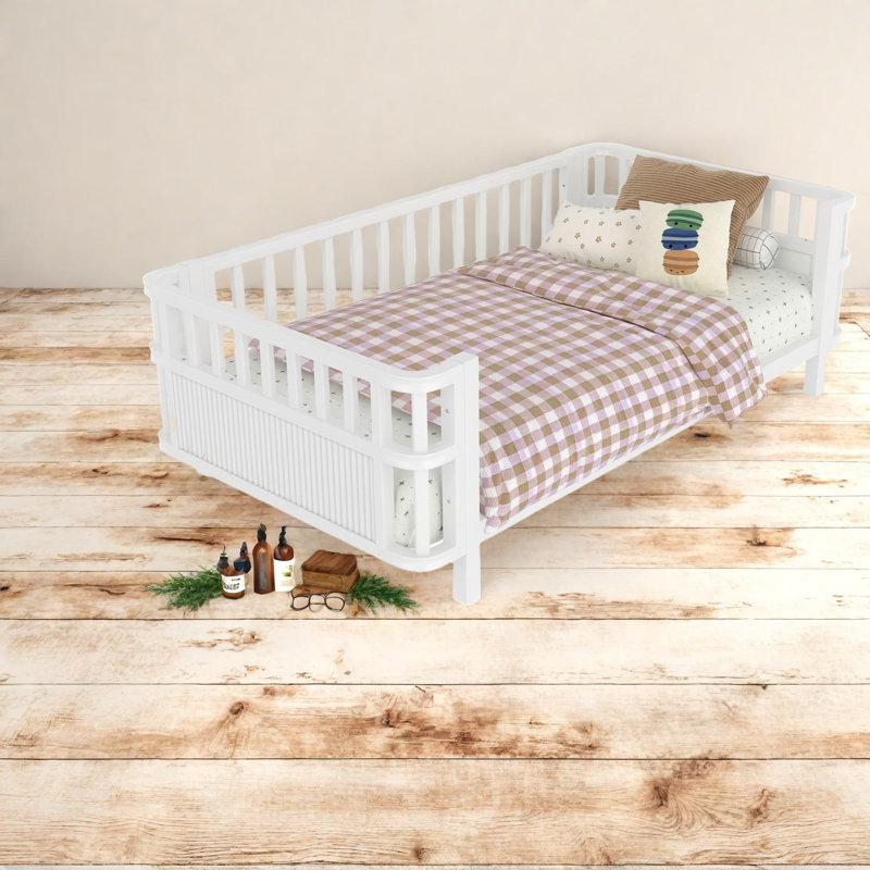 Lits simples Safe Safe, structure en bois de fer, chambre d'enfant indispensable