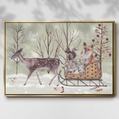 Christmas Time Collection A, reproduction d'art sur toile
