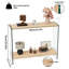 Console rectangulaire en verre trempé pour hall d'entrée de la console: 80 cm-126429863