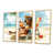 Toile naturelle avec cadre flottant
