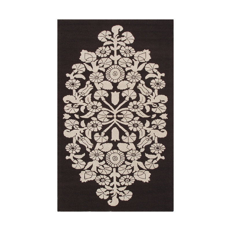 Roches Floral Indoor / Outdoor Rug, Rectangle 5' x 8'