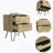 2-Drawer Rectangle Nightstand