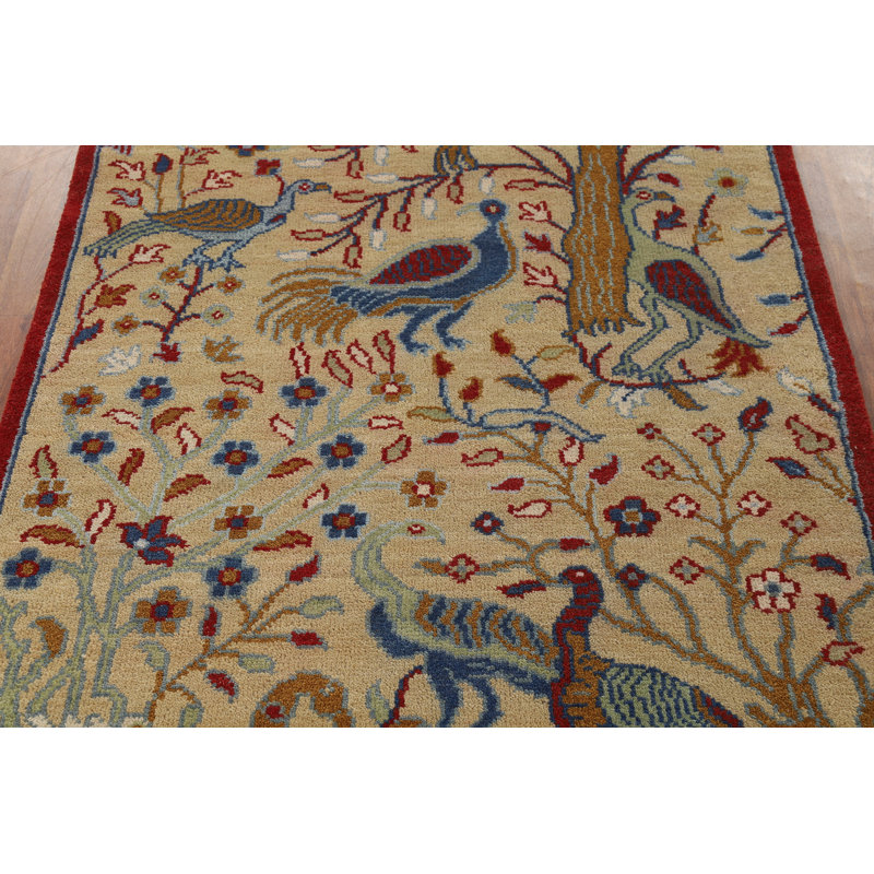 Tapis oriental à motif animalier Ziegler 4 x 6
