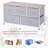 5 Drawer Horizontal Storage Cube Dresser, Accent Chest, Entryway Cabinet, Accent Cabinet