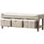 Banc de rangement rembourré Sephina