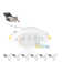 Adjustable Downlight 6'' Selectable Color Temperature Dimmable IC Rated LED Canless Recessed Lighting Kit
