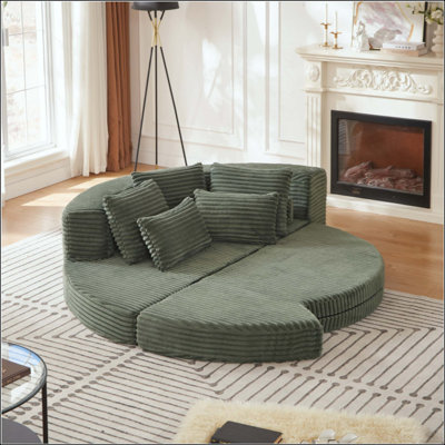 Canapé-lit 2-en-1 Corduroy