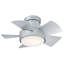 Vox 5 - Blade Indoor/Outdoor Smart Flush Mount Ceiling Fan with Remote Control and LED Light Kit-32650283-32650281