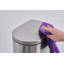 10l Stainless Steel Step-on Kitchen Trash Can, Slim Small Garbage Bin With Lid, For Bathroom, Office, And Dorm-120487678