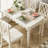 Modern White Rectangular Solid Wood Dining Table-876853705
