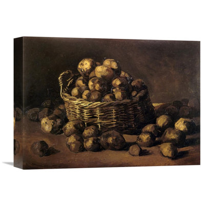 " Basket of Potatoes " by Vincent Van Gogh Print