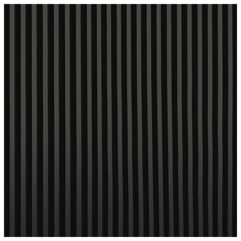 Tapis de bain noir à rayures verticales, 24in W x 17in L