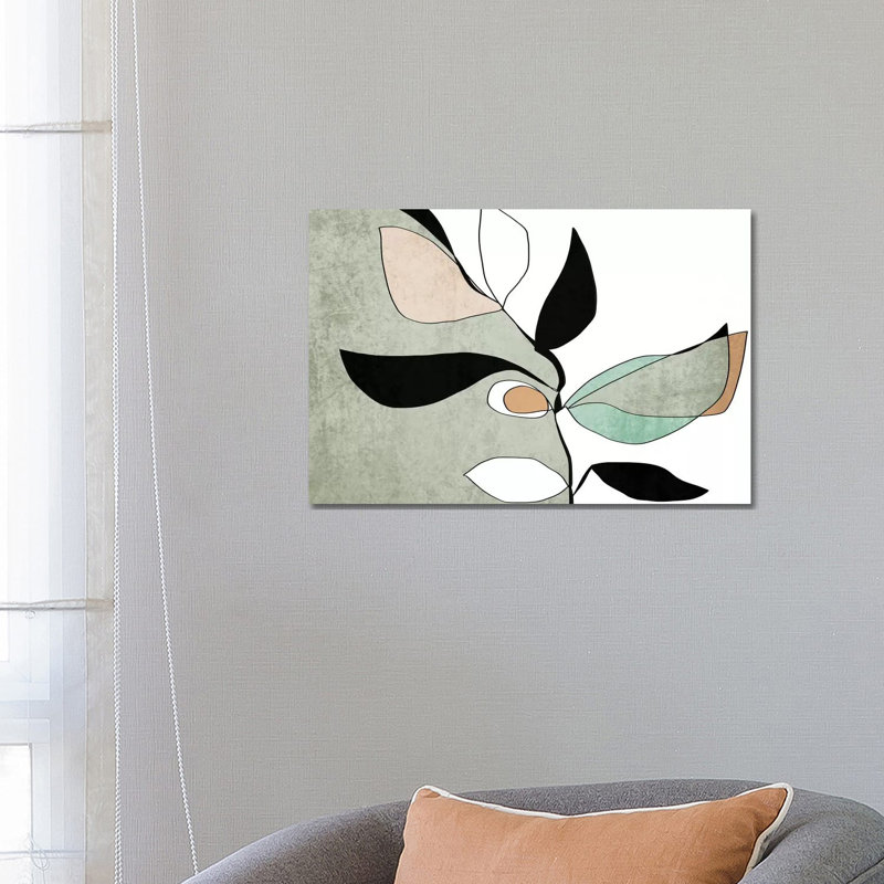 Abstract Bloom II-V by Irena Orlov - Wrapped Canvas Painting, 66.04 cm H x 45.72 cm W x 3.175 cm D