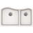 Quartz Luxe 33" L x 20" W Double Basin Undermount Kitchen Sink-18959096