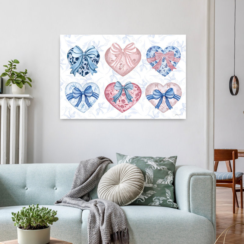 Coquette Valentine IV, art contemporain abstrait, H 36 po x l 24 po