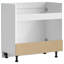 Sink Base Cabinet Kalmar 80X46x81.5 Cm Engineered Wood-712861644