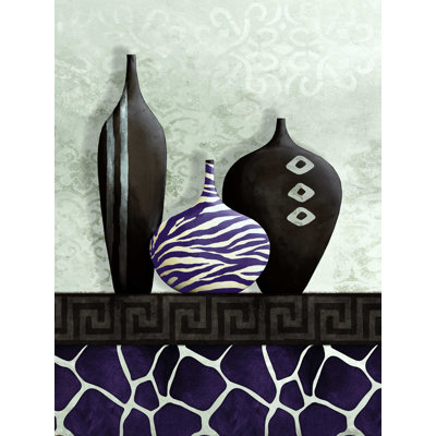 " Gray Purple Pots "