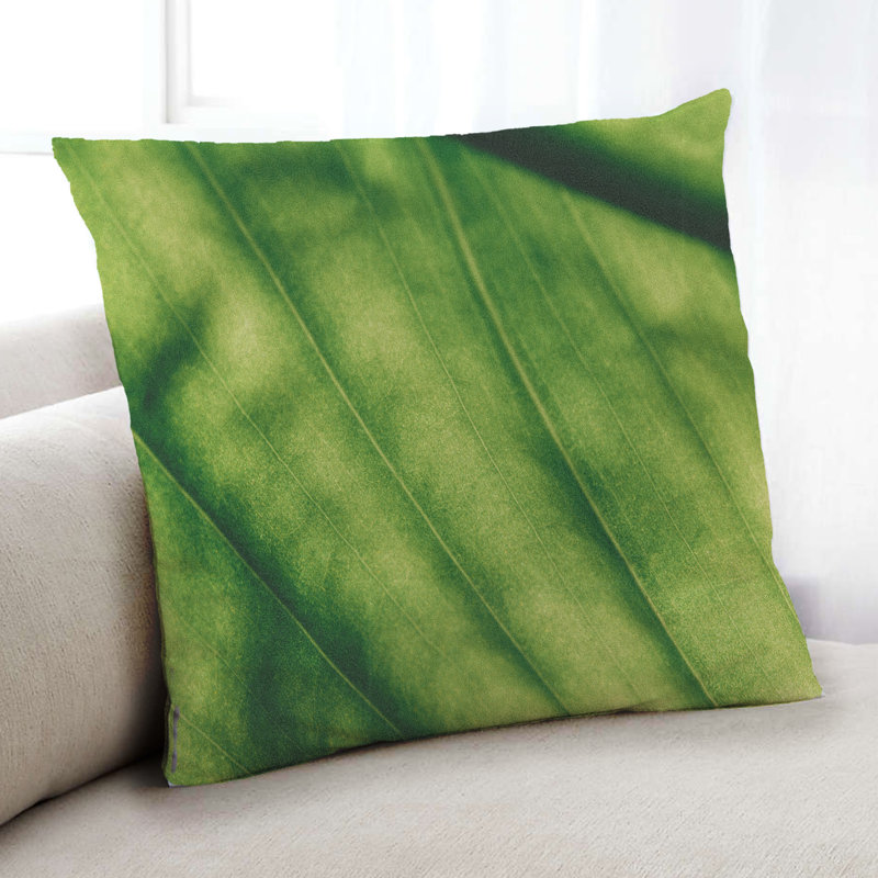 Coussin décoratif Color Focus Green 65, Microsuède