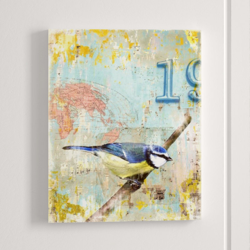 Aves 19 Print by Zoey Riley, 38" H x 30" W, Outdoor