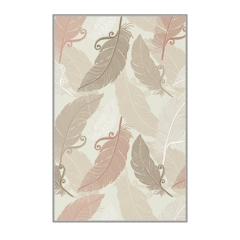 Soft Hall Carpet (2.6 x 4.9 ft), 100% Polyester, 0.3 in Pile Height | Antibacterial, Non-Slip Underside, 650 g/m² | Machine Washable, 3D Digital Print | Perfect for Living Room, Entryway & Bedroom Décor