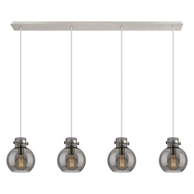 Luminaire suspendu sphère 4 lumières Amrith