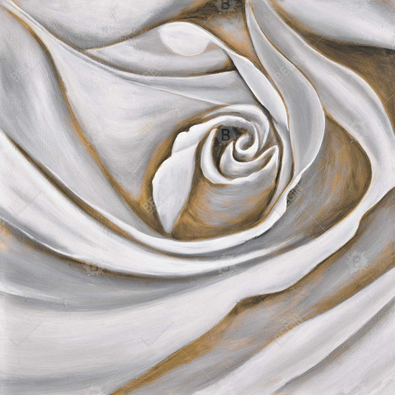 White rose closeup - 16"x16" Throw pillow cover - Poly twill - Print on demand