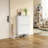 Space-Saving Tipping Bucket Storage Cabinet