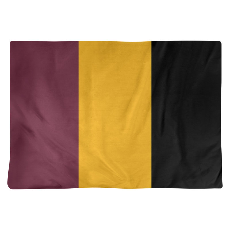 Récapitulatif 18" basket Cleveland, Vin / doré / noir, Sergé de coton