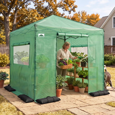 Pop Up Greenhouses 8' W x 8' D Greenhouse