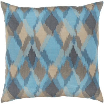 Ikat Cotton Blend Pillow Cover