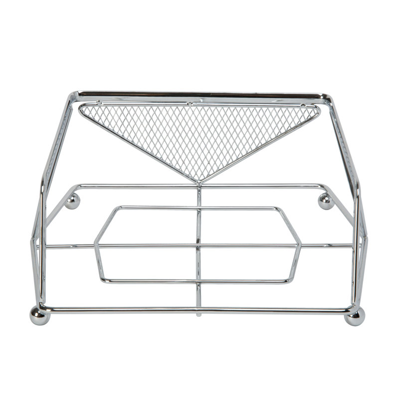 Iron Napkin Holder, Chrome