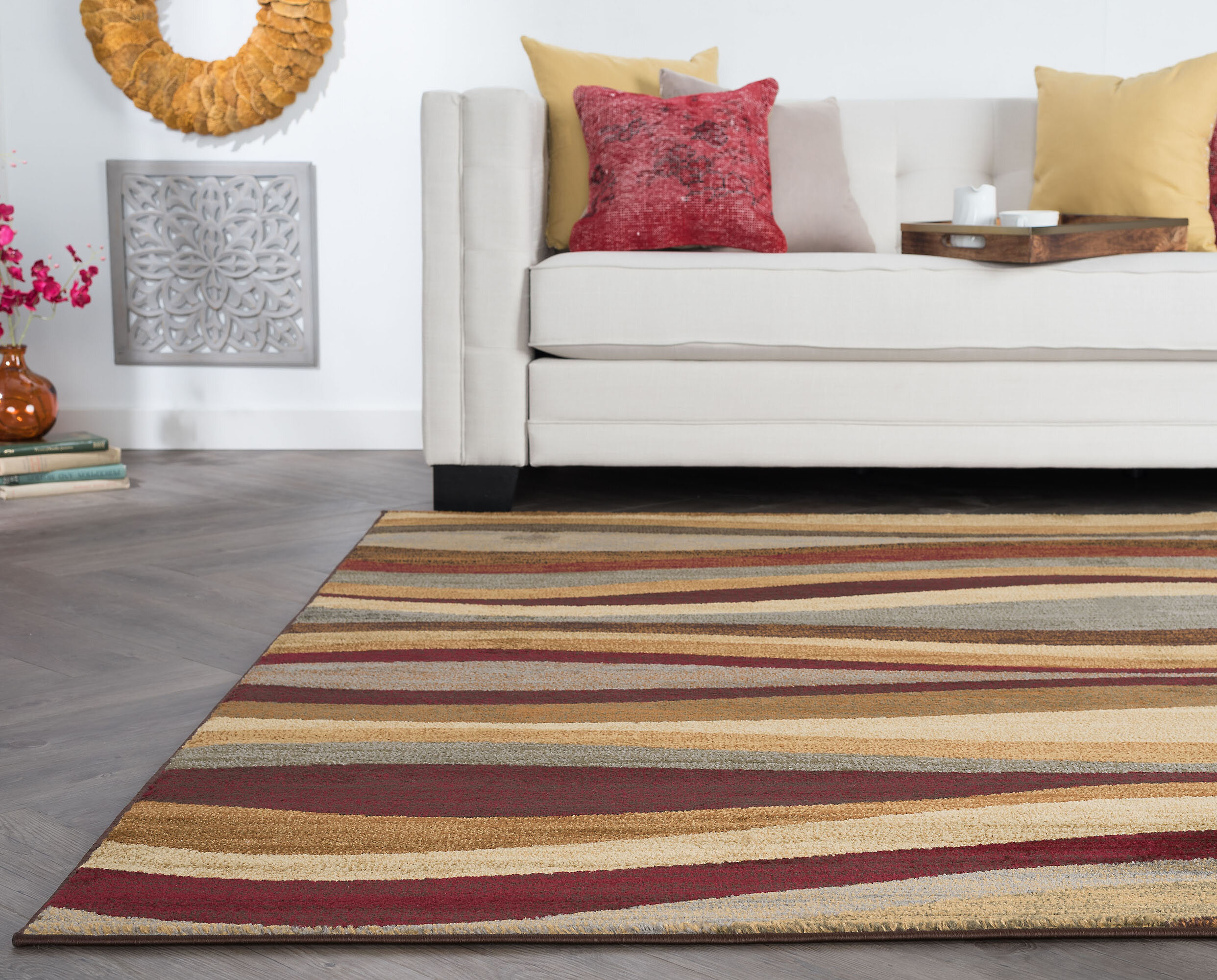 Ivy Bronx Colette Abstract Rug & Reviews 