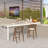 Kmyah Upholstered Counter Stool