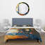 Ensemble de housse de couette en microfibre vert / bleu / orange / brun-66389595