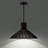 Cappe Black Dimmable LED Pendant-97826387