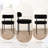 Boucle Upholstered Dining Chair Set With Wide Cushion and Curve Backrest for Dining Room, Kitchen, Living Room-1965627030